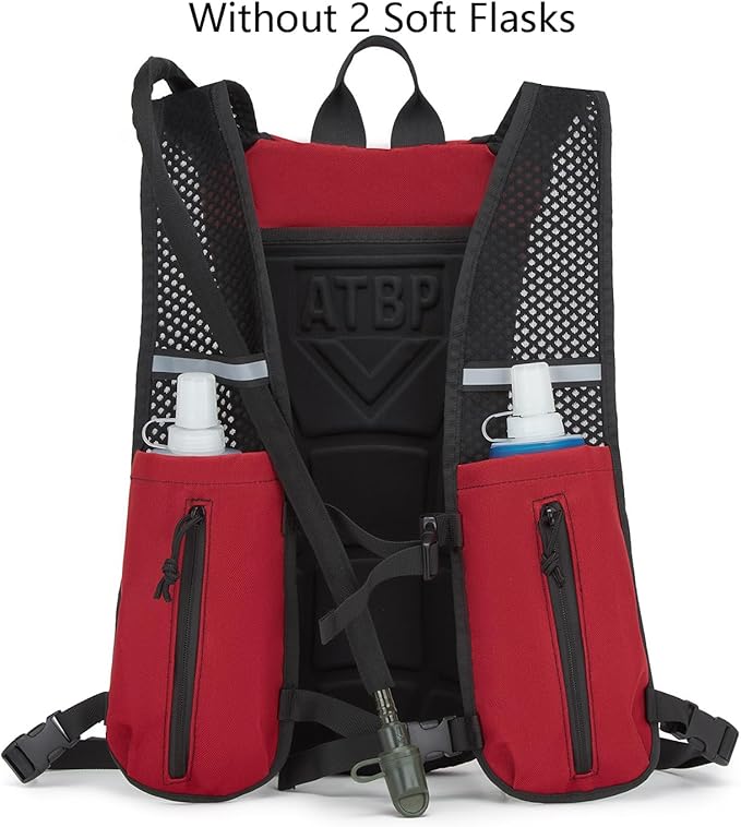 ATBP Running Hydration Vest Pack Tactical 3L Water Bladder Backpack Bag for Cycling Marathon Hiking Daypack Men & Women-StrideForce Fitness