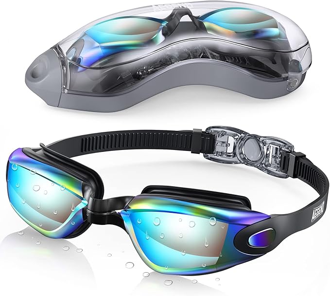 Aegend Swim Goggles, Swimming Goggles No Leaking Full Protection Adult Men Women Youth-StrideForce Fitness