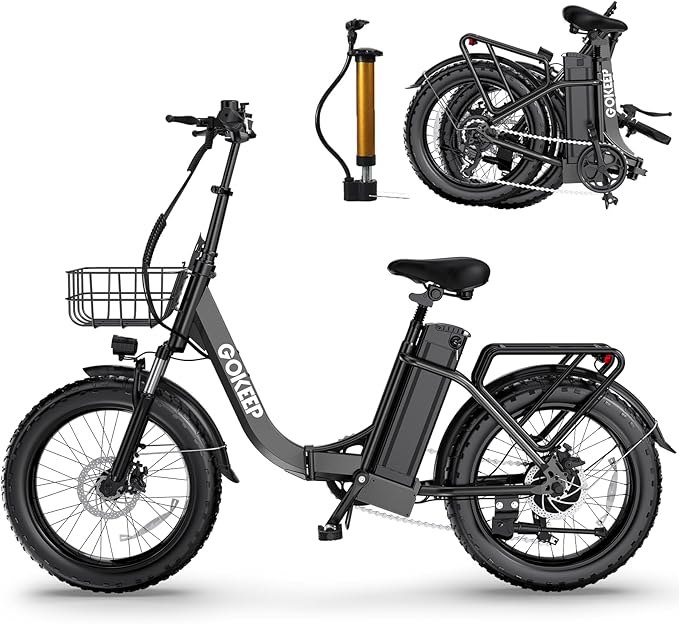L20A Electric Bike for Adults – Rated 750W Fat Tire E-Bike with 52V 13Ah Battery, IPX65 Waterproof, Foldable Frame, and Advanced Safety Features-StrideForce Fitness