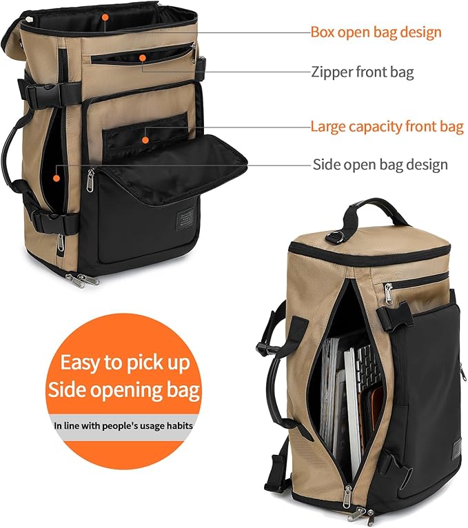 Kalesi Gym Duffle Bag Backpack 4-Way Waterproof with Shoes Compartment for travel Sport Hiking laptop-StrideForce Fitness