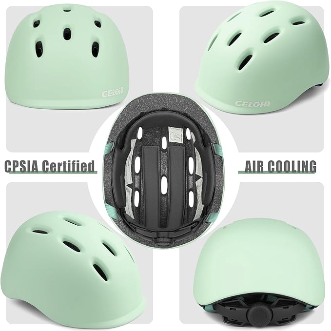 Kids Bike Helmet,Toddler Cyling Helmets for Ages 5-8-9-10-12-14-16Years Youth Boys & Girls,Child Adjustable Multi-Sport Bicycle Skateboard Roller Skate Scooter Balance Skateboarding Helmet-StrideForce Fitness