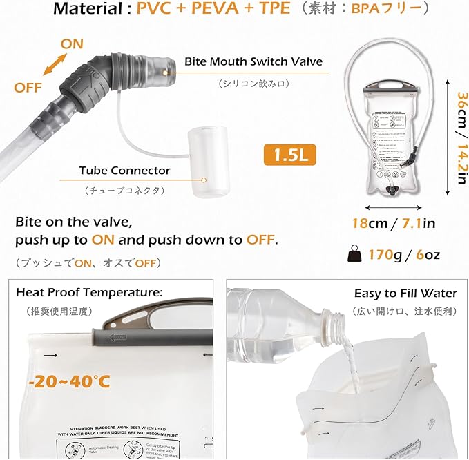 TRIWONDER Hydration Backpack Lightweight Water Pack for Men Women Hydration Pack for Cycling, Running, Hiking and Biking-StrideForce Fitness