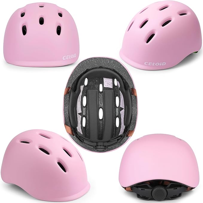 Kids Bike Helmet,Toddler Cyling Helmets for Ages 5-8-9-10-12-14-16Years Youth Boys & Girls,Child Adjustable Multi-Sport Bicycle Skateboard Roller Skate Scooter Balance Skateboarding Helmet-StrideForce Fitness