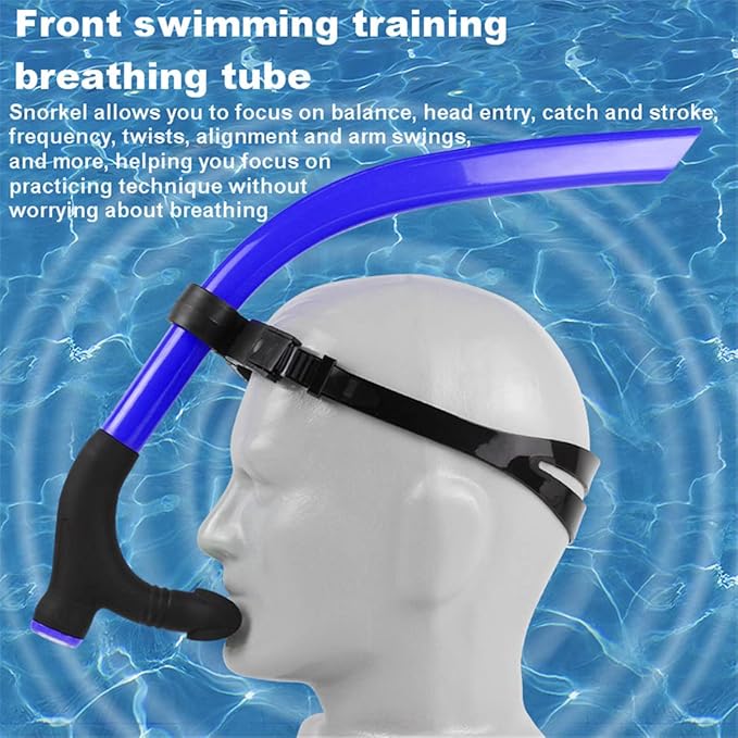 Snorkel Swim Training Practice Freestyle Learn to Swim for Pool Swimming and Open Water Snorkeling-StrideForce Fitness