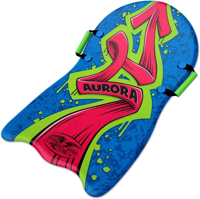 Flexible Flyer Lightweight Foam Slider, Adult and Kids Snow Play Sled with Handles, Winter Toboggan Sled for Ages 5 and Up-StrideForce Fitness