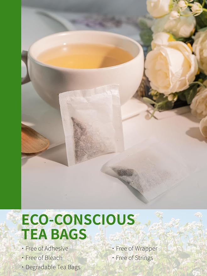 TeeLux Dandelion Root Tea Bags, Premium Raw Dandelion Root Tea, Smooth Taste, Caffeine Free, 100 Count