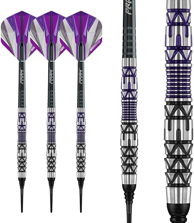 Winmau Simon Whitlock Dynamic Special Edition Tungsten Darts Set with Flights and Stems (Shafts)-StrideForce Fitness