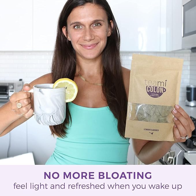 Teami® Colon Detox Tea | All Natural Cleanse tea for Men & Women | 30 Day Supply, 15 Tea Bags (Lemon)-StrideForce Fitness