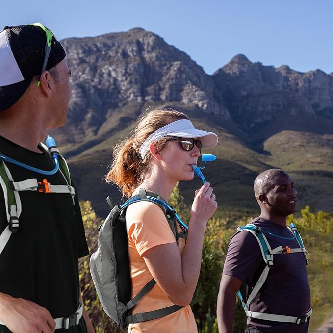 Nepest Hydration Pack Backpack for Women & Men, Lightweight Water Backpack with 2L Water Bladder for Hiking Cycling Running Biking-StrideForce Fitness