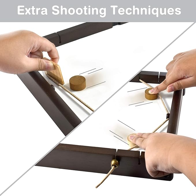 Shooz n TOZZ: Wooden Multi Tabletop Indoor Portable Board Games for Kids and Family-StrideForce Fitness