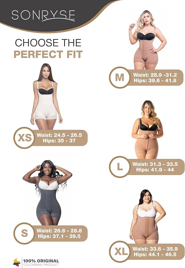 Sonryse Tummy Tuck Compression Garment for Women Fajas Colombianas Reductoras y Moldeadoras Stage 2 Faja-StrideForce Fitness