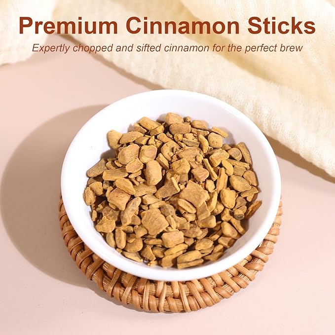 TEARELAE - Cinnamon Tea, 40 Count - Pure Cinnamon Sticks Tea Bags - Hot Cinnamon Spice Tea - Rich in Antioxidants - Non-GMO - Caffeine-Free-StrideForce Fitness