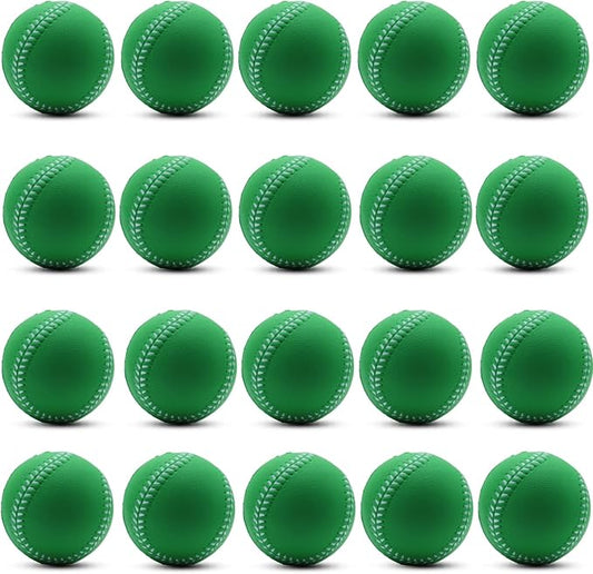 Magicorange Baseball, Foam Baseballs 20 Pack Practice Training Baseballs Unmarked Baseball Soft Toss, Batting, Fielding, Hitting, Pitching-StrideForce Fitness