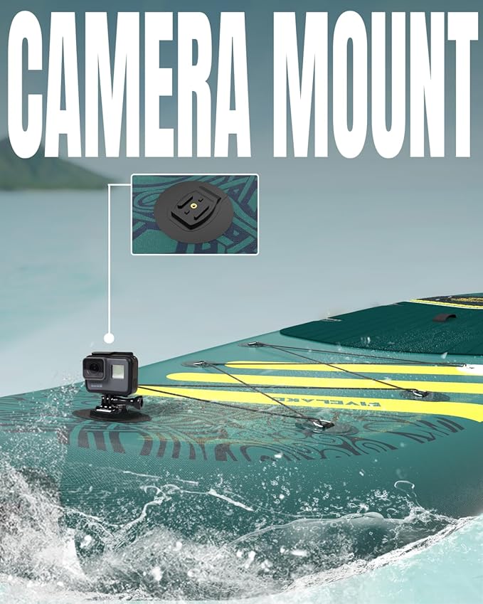 Inflatable Paddle Board 11' x 35'' Wide Stable Design,Stand Up Paddleboard with Sup Accessories Backpack,Pump,Ankle Leash,Adjustable Paddle,Non-Slip Comfort Deck for Adult Youth-StrideForce Fitness