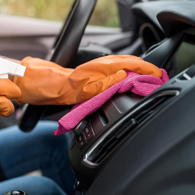 Arkwright Microfiber Gym Towel - Pack of 12 - Super Soft, Quick Dry Workout Sweat Towels, 300 GSM Lightweight & Absorbent for Sports, Working Out, Yoga, and Spa, 16 x 27 in, Red-StrideForce Fitness