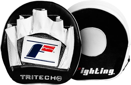 Fighting Sports Tri-Tech® Elite Punch Mitts, Black/White-StrideForce Fitness