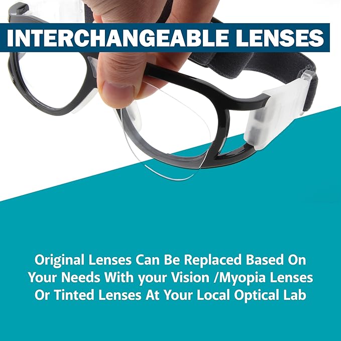 BLUE CUT Safety Outdoor Sports Goggles Unisex Anti Fog Ideal For Basketball Racquetball-StrideForce Fitness