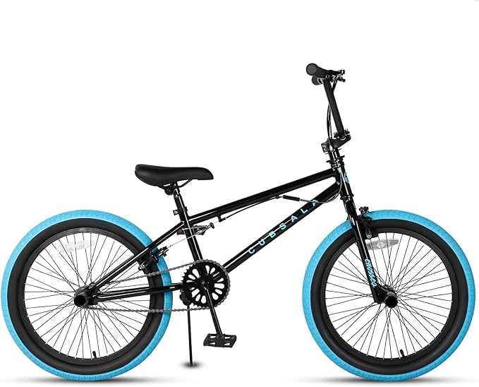 Freestyle BMX Bike, 18 20 Inch Kids Bicycle for 5-13 Years Old Kids and Beginner Level Rider, Multiple Colors-StrideForce Fitness