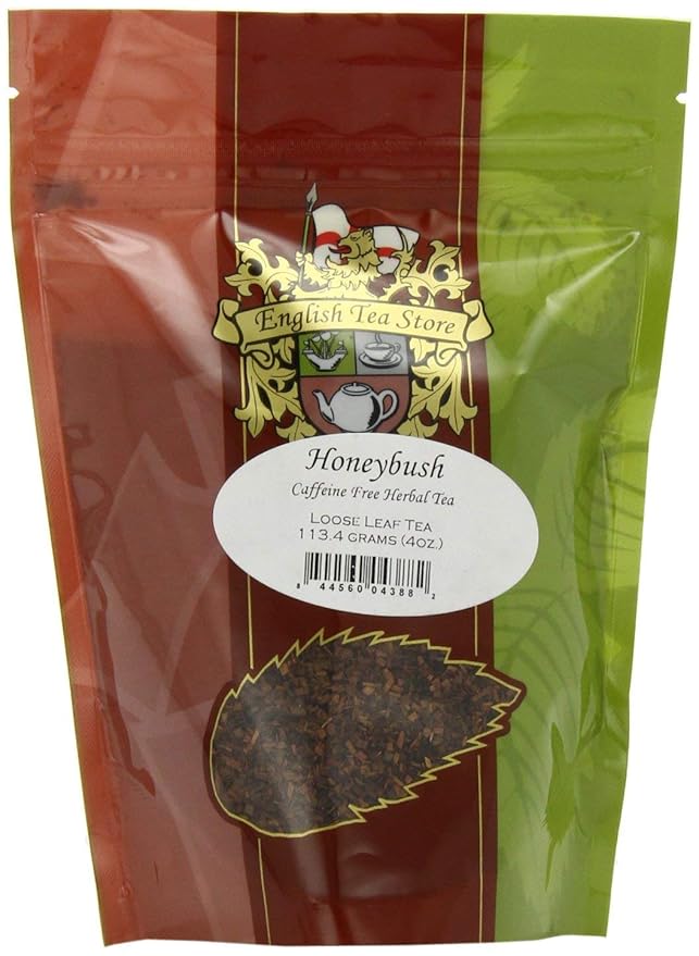 Honeybush Herbal Tea Pouches - 4oz | Loose Leaf South African Herbal Tisane | Naturally Sweet Flavor | Caffeine Free | Serve Hot or Iced | Great with Honey | High in Antioxidants-StrideForce Fitness