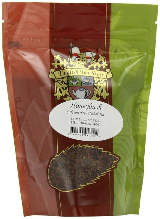 Honeybush Herbal Tea Pouches - 4oz | Loose Leaf South African Herbal Tisane | Naturally Sweet Flavor | Caffeine Free | Serve Hot or Iced | Great with Honey | High in Antioxidants-StrideForce Fitness