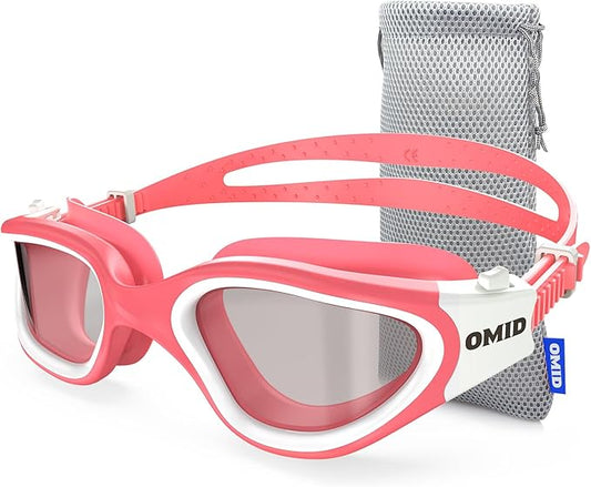 OMID Swim Goggles, P2 Polarized Swimming Goggles for Men Anti-fog Goggles Swimming for Adult Women-StrideForce Fitness