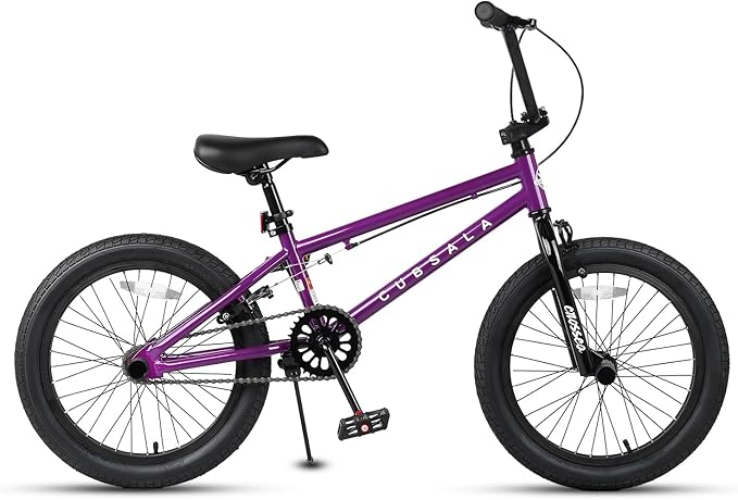 Freestyle BMX Bike, 18 20 Inch Kids Bicycle for 5-13 Years Old Kids and Beginner Level Rider, Multiple Colors-StrideForce Fitness