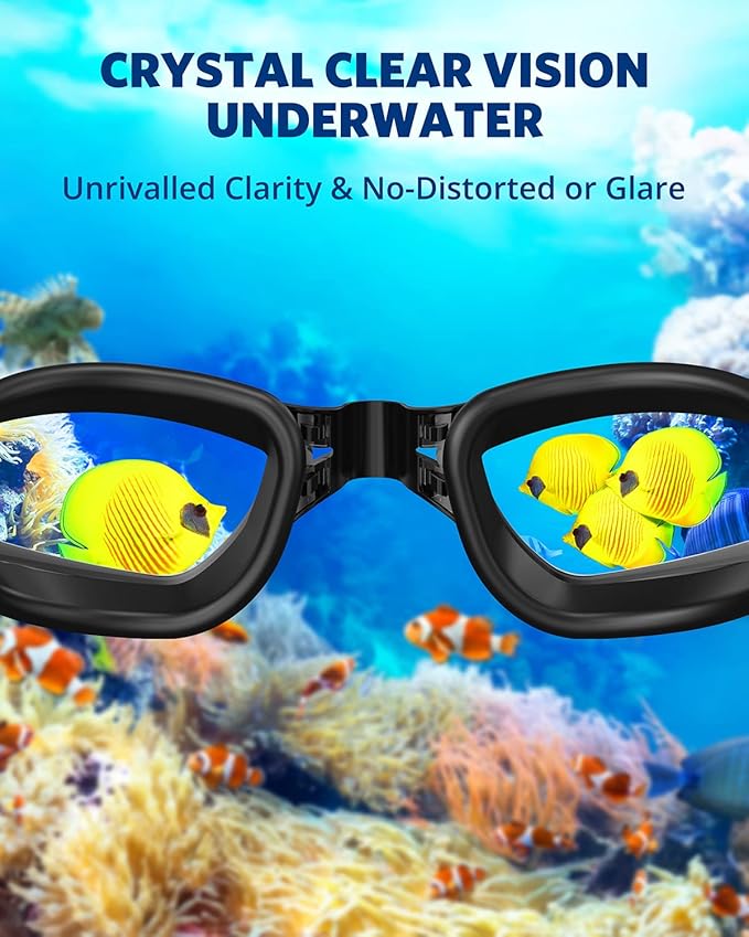 Aegend Swim Goggles, Swimming Goggles No Leaking Full Protection Adult Men Women Youth-StrideForce Fitness