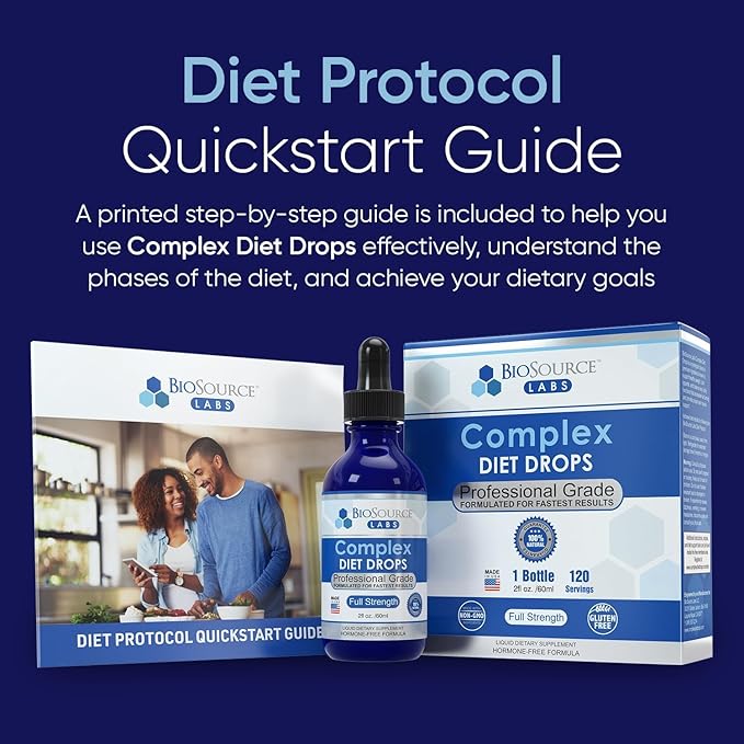 Complex Diet Drops – Best Natural Drops for Men and Women (1 Bottle, 2 fl oz) - 30 Day Supply-StrideForce Fitness