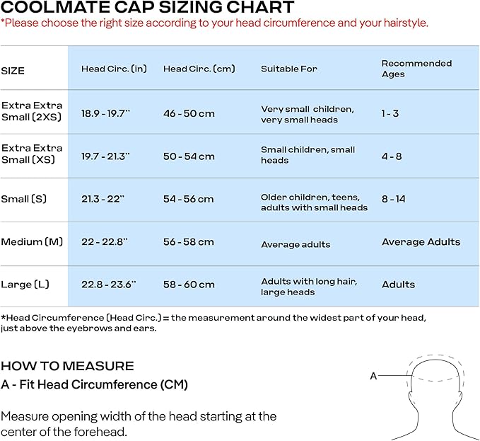 COOLMATE Fabric Swim Cap for Adult Women Men Kid 3 4 6 8 14 16, Silicone Water Resistant Layer, Cloth Swim Cap Gifts for Swimmers, Lightweight for Pool, Lap Swimming (1 pc)-StrideForce Fitness