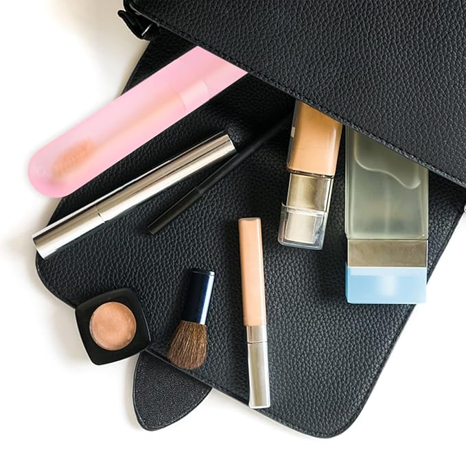 Hedume 35 Pieces Travel Toothbrush Case, 7 Colors Portable Plastic Dust-proof Breathable Toothbrush Holder for Travel, Camping, Home, School, Business