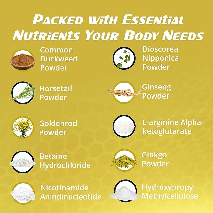 EnergyTune Energy Supplements, Increases Nutrient Absorption and Promotes Overall Health and Immune Support - Non-GMO, Gluten Free, Vegetarian - Veg Capsules (60 Count (Pack of 1))-StrideForce Fitness