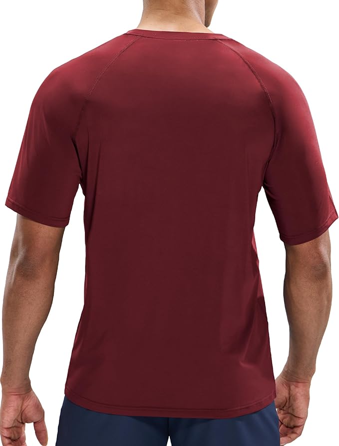 MIER Men's Dry Fit Workout T-Shirts Athletic Running Tee Short Sleeve Crew Neck Gym Tops, Polyester, Moisture Wicking-StrideForce Fitness