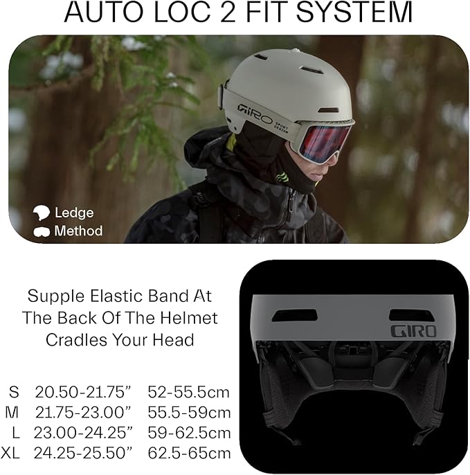 Giro Ledge Ski Helmet - Snowboarding Helmet for Men, Women and Youth-StrideForce Fitness