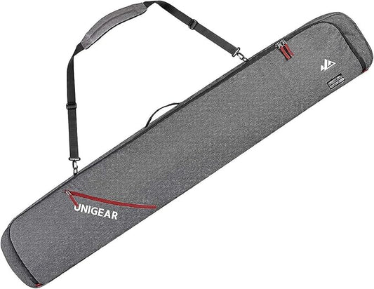 Unigear Snowboard Ski Bag for Air Travel, Reinforced Double Padded Snowboard Bag with EPE Dense, Water-Resistant and Durable up to 175cm Ski Snowboard Travel Bags for Flying-StrideForce Fitness