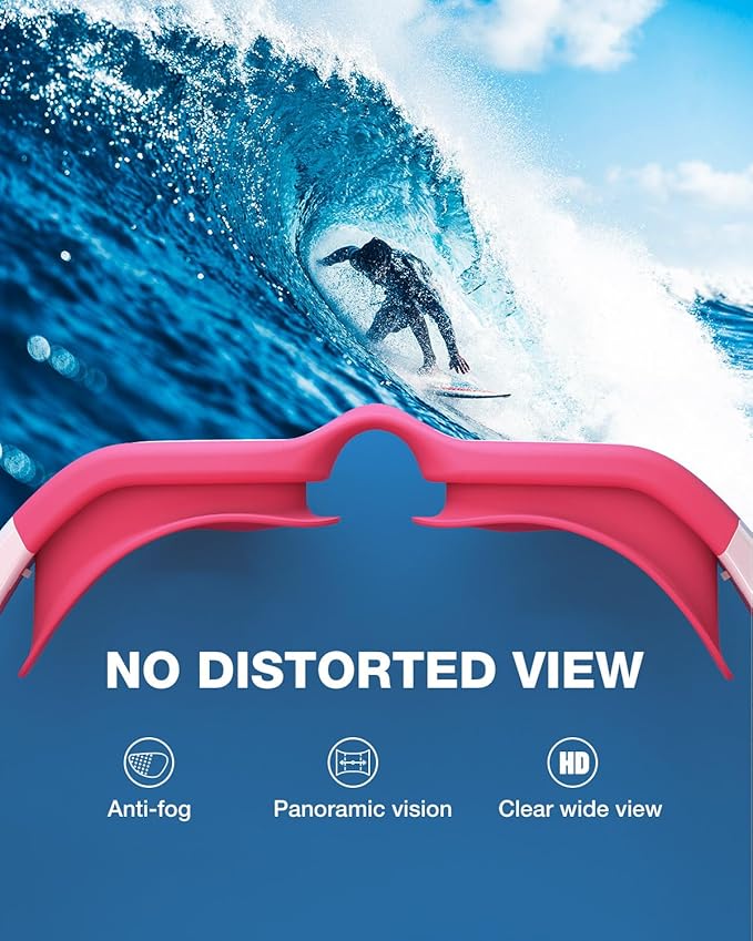 ZIONOR G1 Polarized Swimming Goggles for Unisex Adult Women Anti Fog 100% Anti UV Diving Goggles-StrideForce Fitness