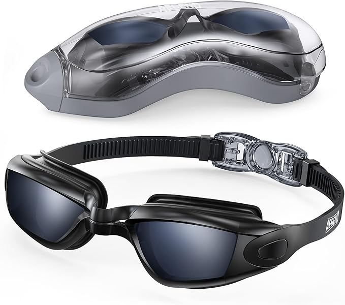 Aegend Swim Goggles, Swimming Goggles No Leaking Full Protection Adult Men Women Youth-StrideForce Fitness