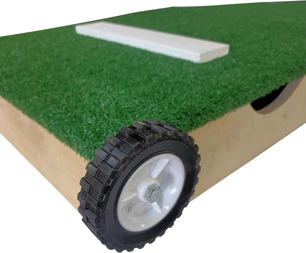 Titan Professional Mounds 6 Inch Ultra Portable Youth Baseball Pitching Mound with Wheels Ages 12 & Under-StrideForce Fitness