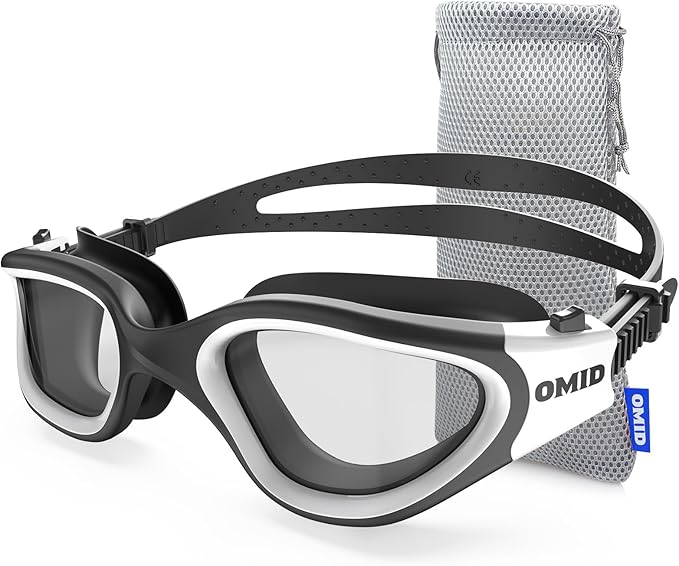OMID Swim Goggles, P2 Polarized Swimming Goggles for Men Anti-fog Goggles Swimming for Adult Women-StrideForce Fitness