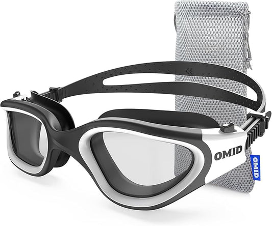 OMID Swim Goggles, P2 Polarized Swimming Goggles for Men Anti-fog Goggles Swimming for Adult Women-StrideForce Fitness
