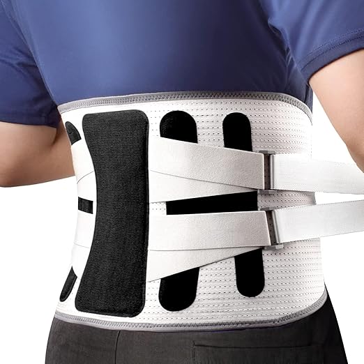 Breathable Back Brace for Lower Back Pain Women and Men - Back Support Belt for Women, Relieve Lower Back Pain and Improve Posture with Comfort, Back Pain Relief Products, Posture Corrector (Black, Medium)