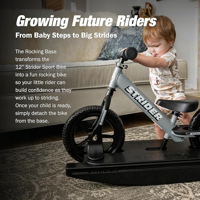 Strider 12” - Helps Teach Baby How to Ride a Balance Bicycle - for Kids 6 Months to 4 Years - Easy Assembly & Adjustments-StrideForce Fitness