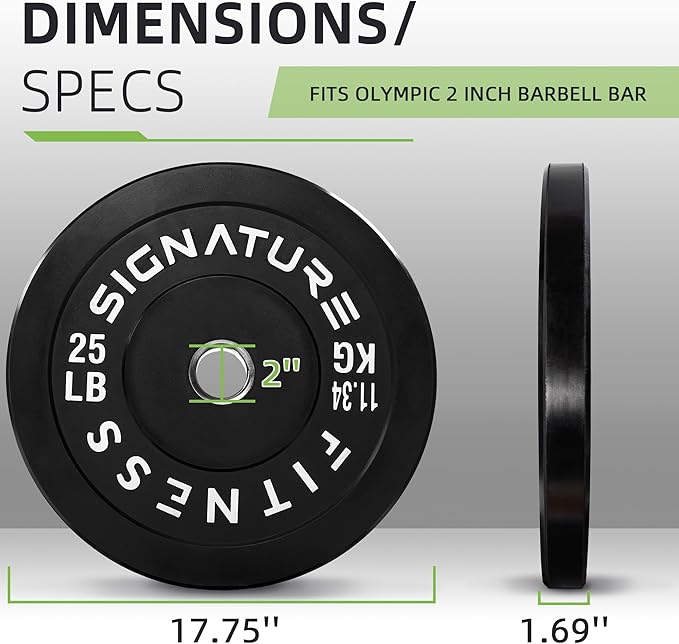 Olympic Bumper Plates Set, 2" Weight Plates for Strength Training & Weightlifting, Paris or Set or Set with Barbell, Multiple Options-StrideForce Fitness