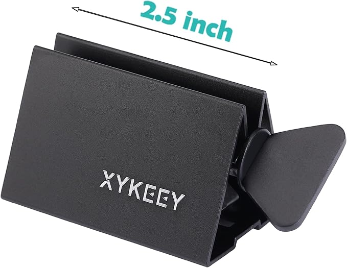 XYKEEY Toothpaste Tube Squeezer - Set of 2 Toothpaste Squeezer Rollers, Metal Toothpaste Tube Wringer Seat Holder Stand (Black)
