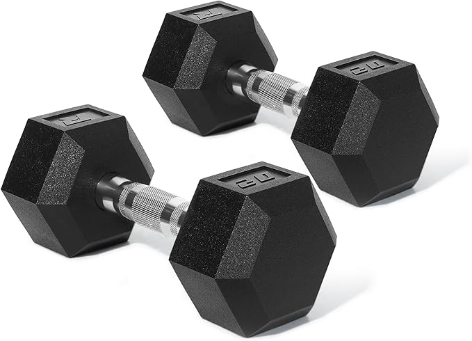 RitFit 5-650 LBS PVC Encased Hex Dumbbell Sets with Optional Rack for Home Gym, Hand weight with Chrome Handle for Strength Training, Workouts-StrideForce Fitness