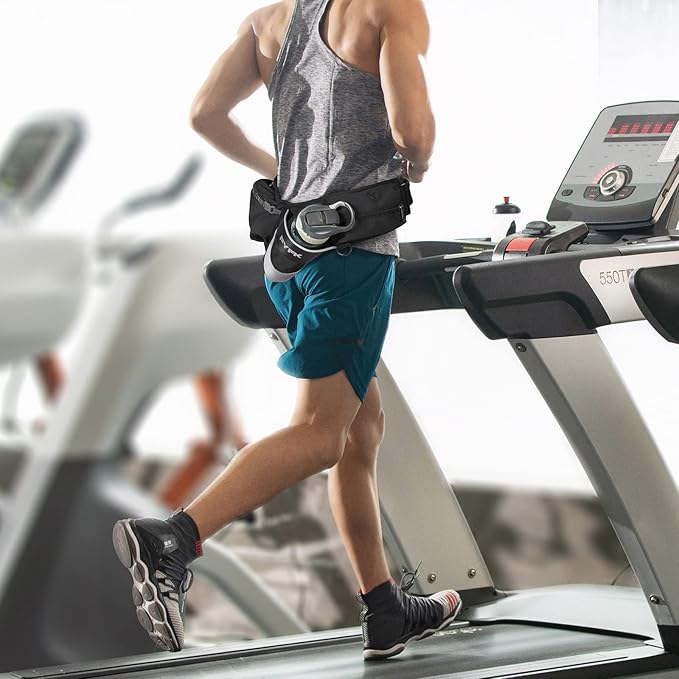 PYFK Running Belt Hydration Waist Pack with Water Bottle Holder for Men Women Waist Pouch Fanny Bag Reflective-StrideForce Fitness