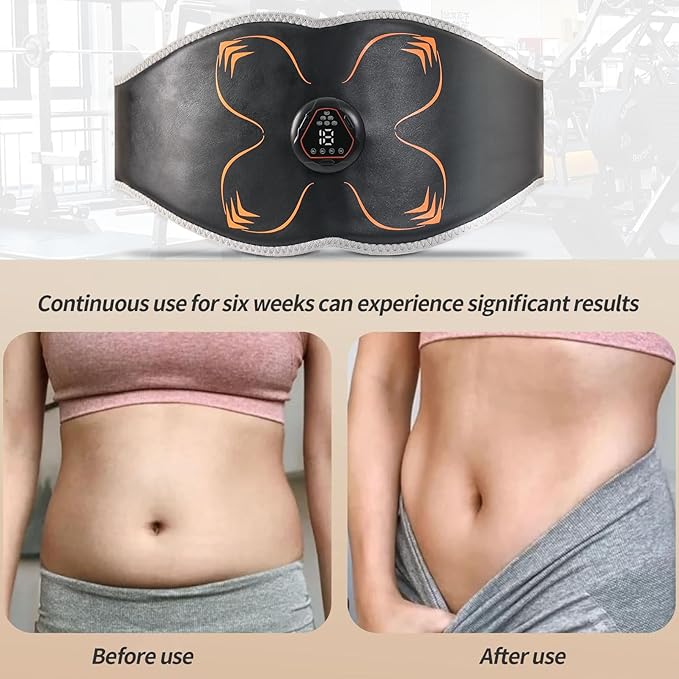 Electronic Muscle Stimulator, Abs Stimulator Muscle Toner for Abdomen/Arm/Leg, Strength Training Equipment for Men and Women-StrideForce Fitness