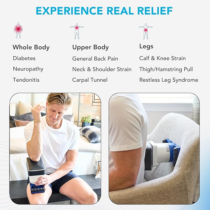 MedMassager Body Massager Classic | Deep Tissue Massage Therapy Unit, at-Home Massager, Dual Speed Motor, Portable Relaxation & Relief - Reduces Pain & Improves Blood Circulation MMB01