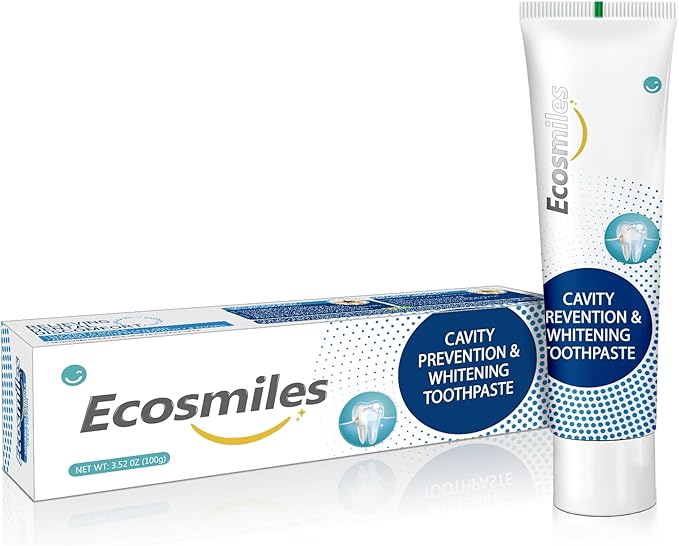 Fluoride Anticavity Toothpaste for Adults, Cavity Protection Teeth Whitening with Xylitol and Remineralizing Hydroxyapatite, Tartar Remover SLS Free, Tooth Decay Enamel Repair, Mint 3.52 OZ