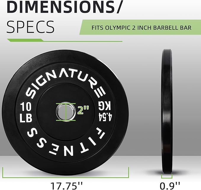 Olympic Bumper Plates Set, 2" Weight Plates for Strength Training & Weightlifting, Paris or Set or Set with Barbell, Multiple Options-StrideForce Fitness