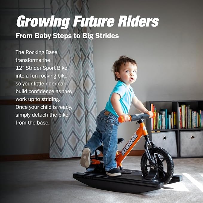 Strider 12” - Helps Teach Baby How to Ride a Balance Bicycle - for Kids 6 Months to 4 Years - Easy Assembly & Adjustments-StrideForce Fitness